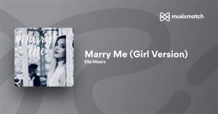 Elle mears marry me lyrics
