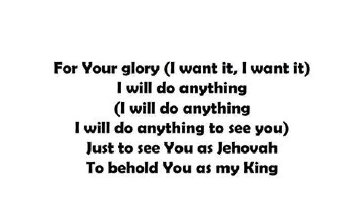 For your glory tasha cobbs lyrics