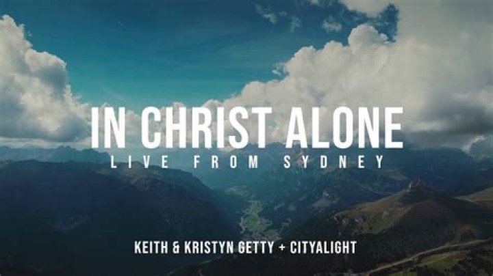 In christ alone lyrics