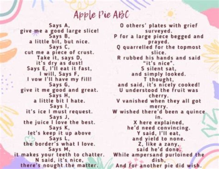 Mommas apple pie lyrics