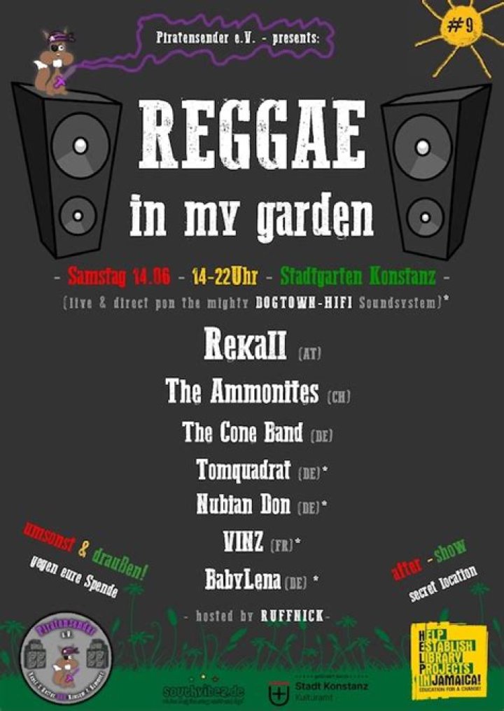 Reggae in my garden lyrics