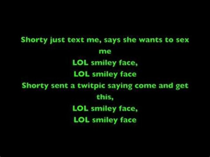 Smiley face lyrics