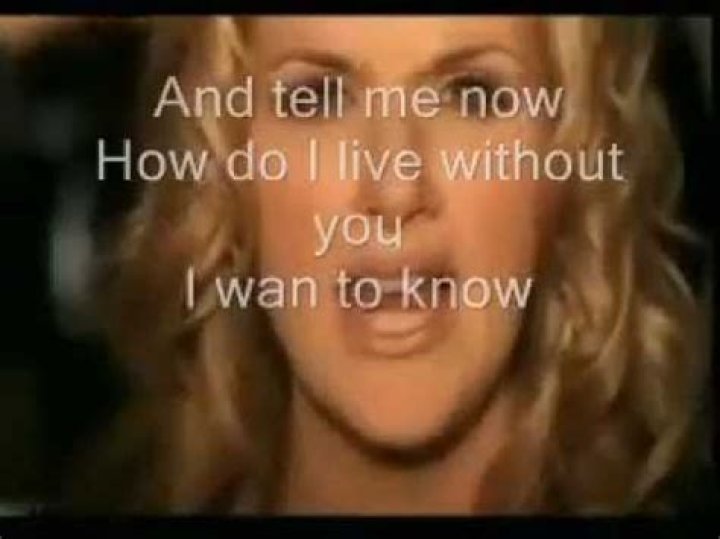 Tell me how, how can i live without you lyrics