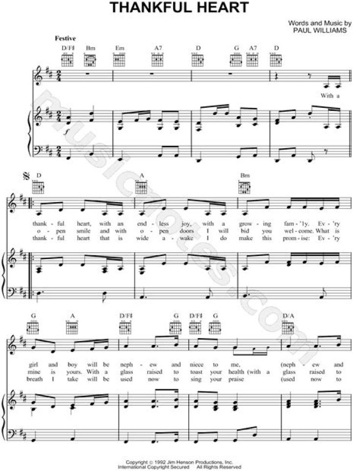 The Meaning Behind The Song: Thankful Heart by The Muppets